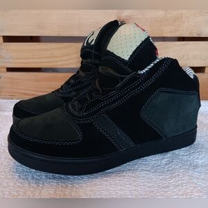 Electrolites Light Up Custom Made Sneakers 10/500 - Black Suede - Size 37 = US 6